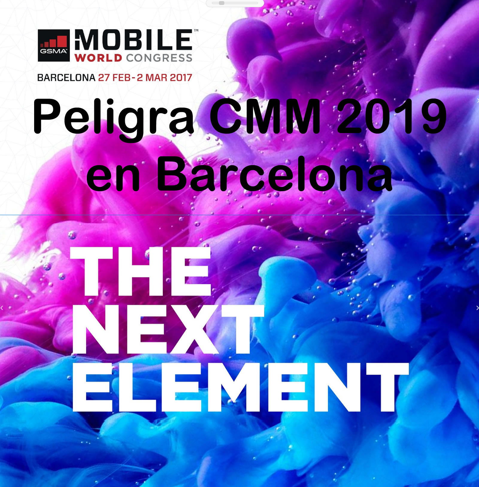 Peligra CMM 2019 en Barcelona
