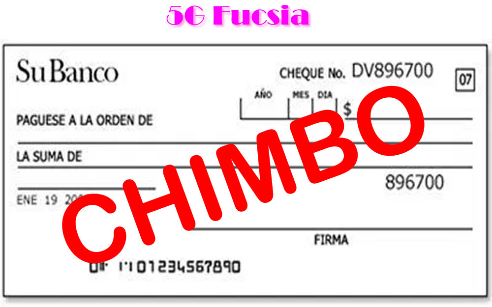 5G Fucsia  El cheque chimbo ms grande del Sector TIC