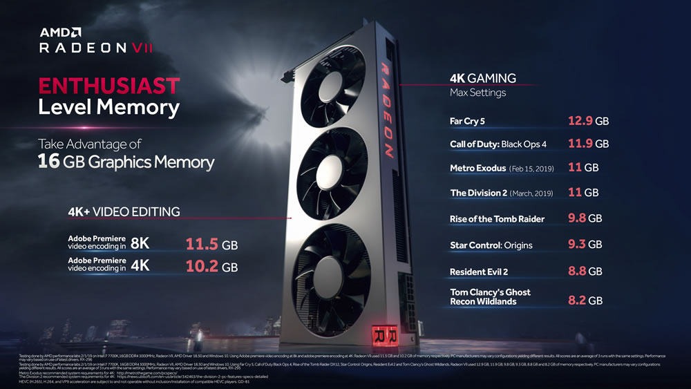 AMD Radeon VII primera tarjeta gr�fica para juegos fabricada con tecnolog�a de 7 nm