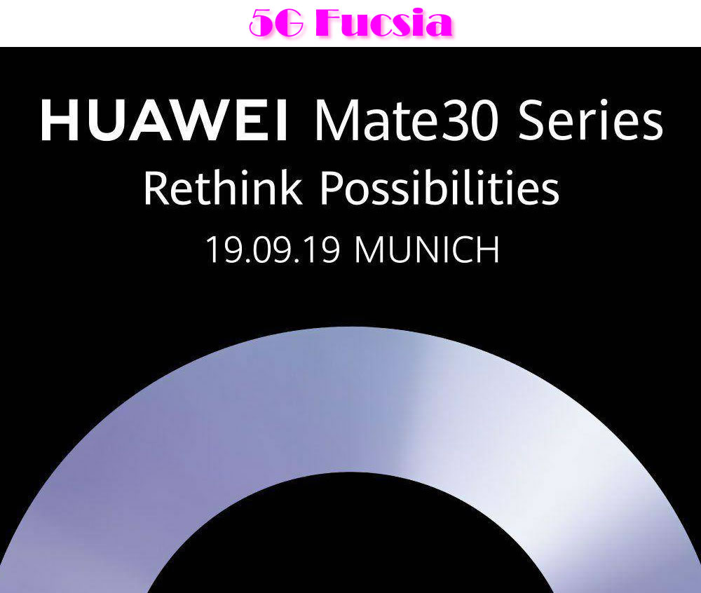 5G Fucsia – Huawei mate 30 sin Android el 19 de septiembre