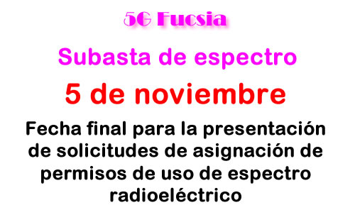 5G Fucsia – Expectativa por 5 de noviembre en Colombia