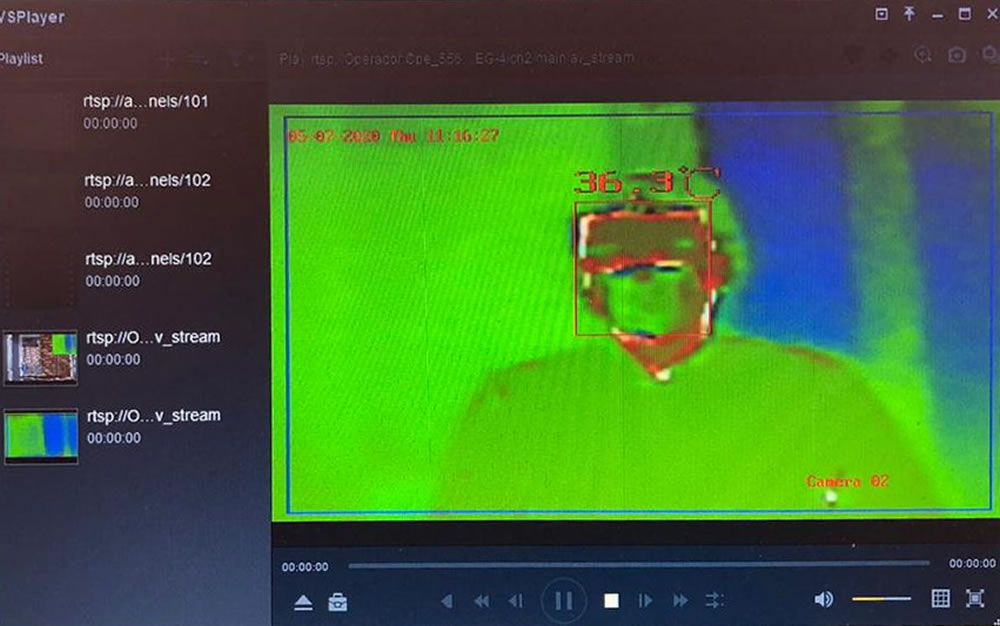 Movistar tiene piloto de 5G monitorea cámara térmica para detectar Covid-19 