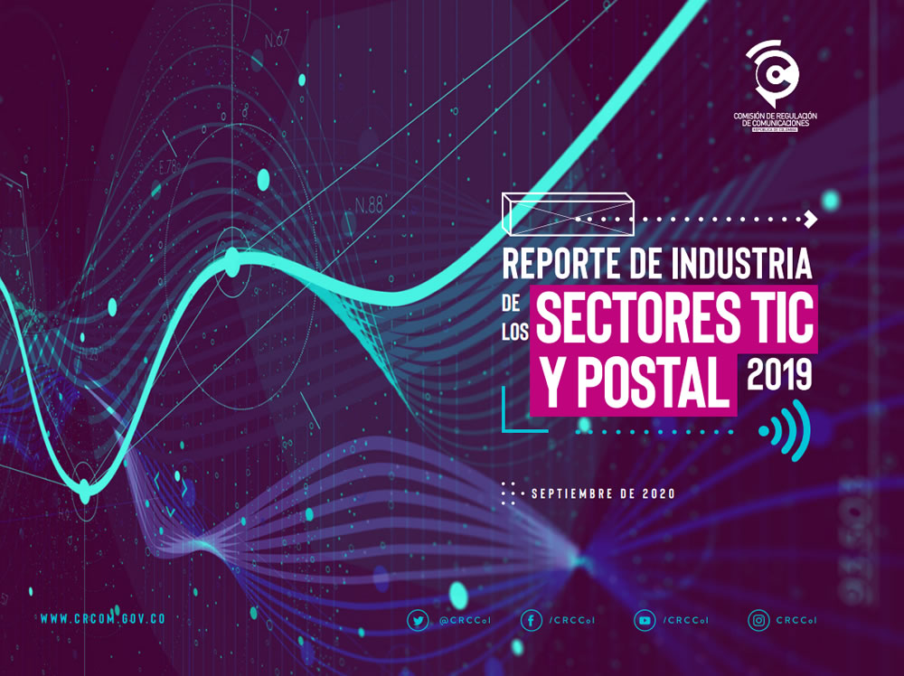 CRC publica Reporte de Industria de los Sectores TIC y Postal