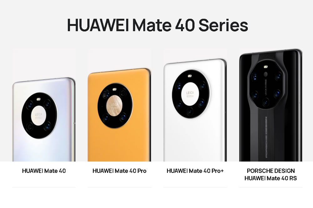 Huawei presenta 4 versiones del Mate 40