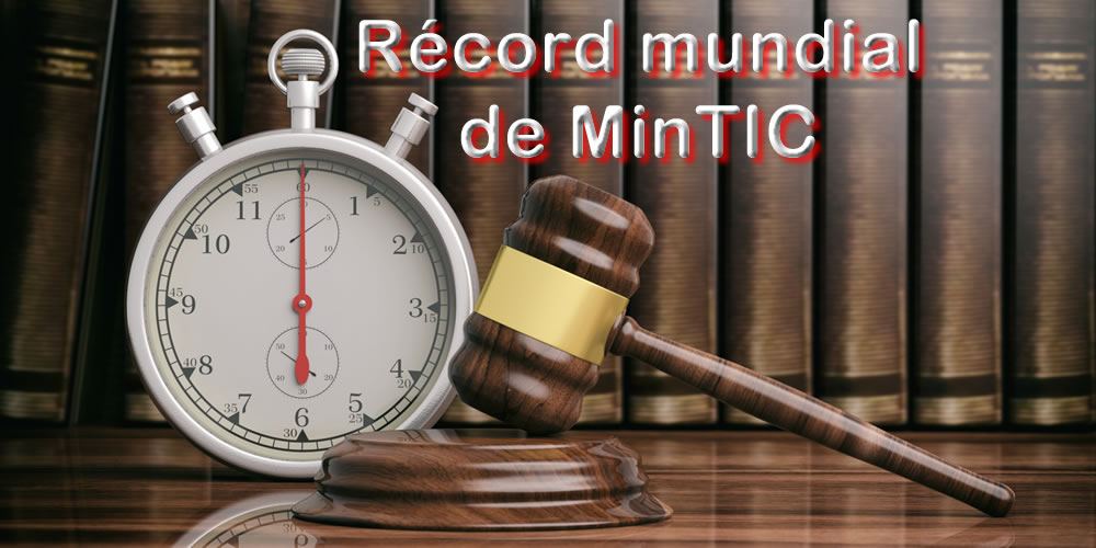 Gran récord mundial de MinTIC: en solo 18 minutos revisó y aprobó tres (3) garantías falsas
