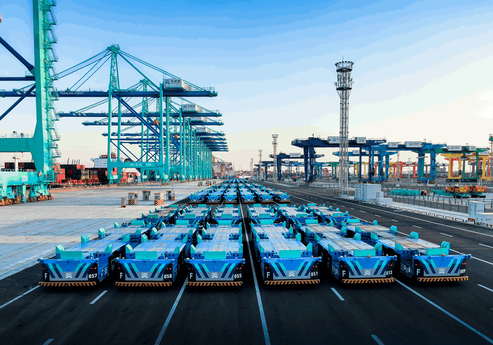 Huawei logra el manejo inteligente del puerto de Tianjin en China 
