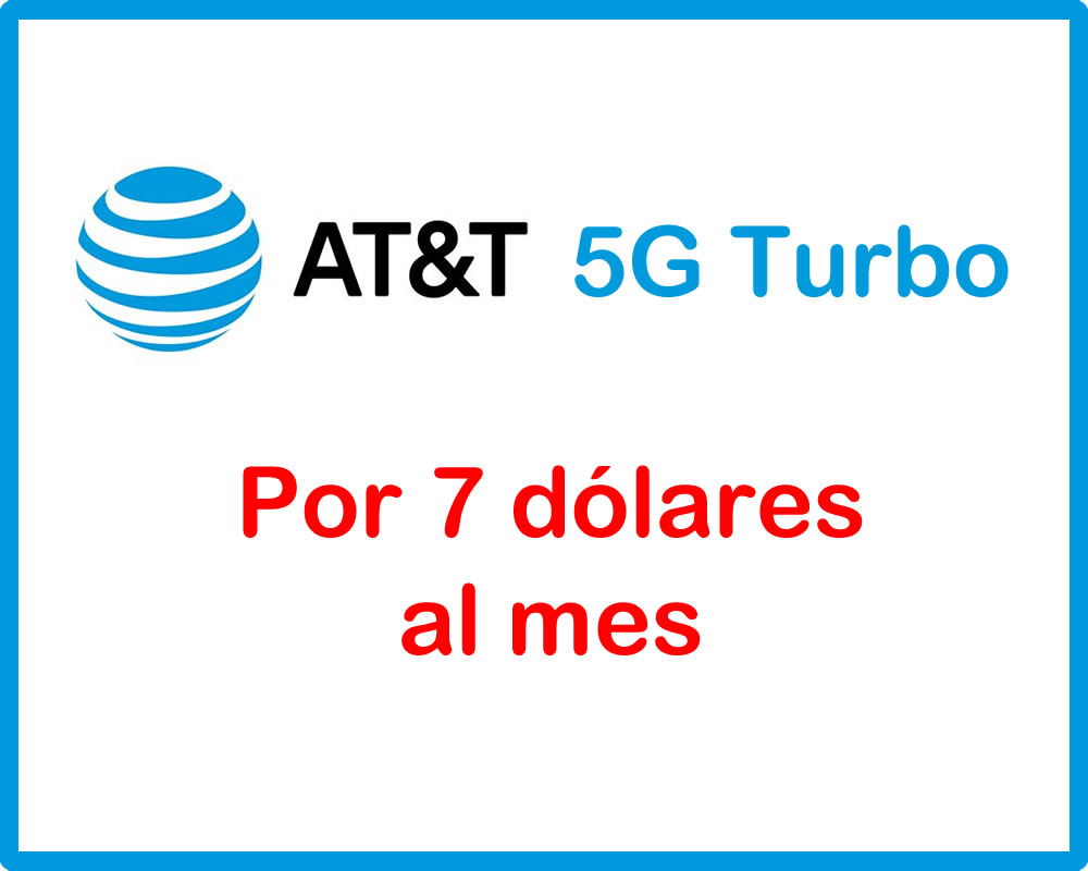 AT&T se inventa la tarifa 5G Turbo por 7 USD adicionales al mes ´por cada línea