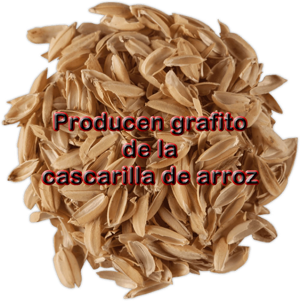 En EEUU descubren que pueden producir mejor grafito de la cascarilla de arroz