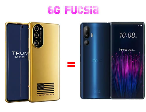 6G Fucsia El Trump Mobile T1 es un HTC U24 Pro modificado