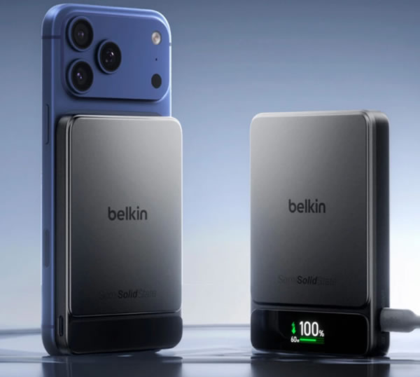 Belkin presenta dos baterías externas semisólidas